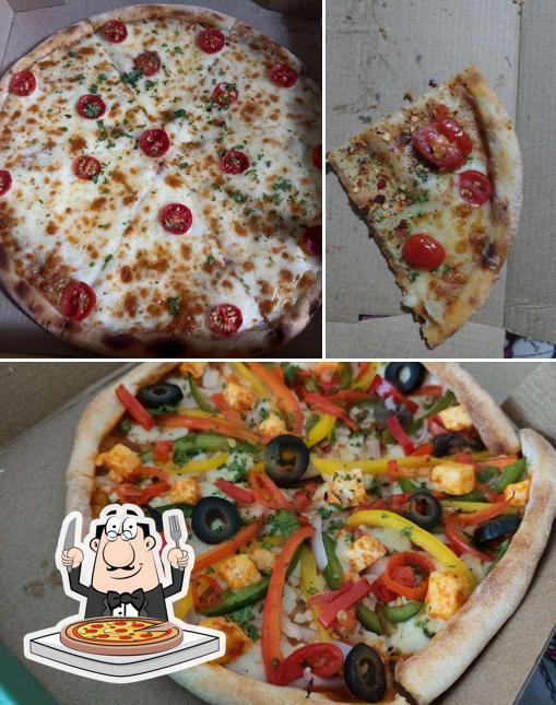 Order pizza at Olio - The Wood Fired Pizzeria