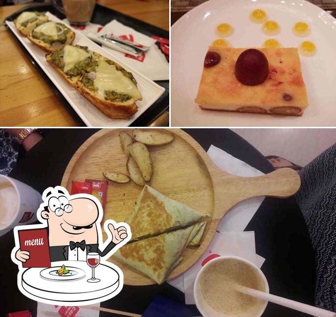 Food at Café Coffee Day