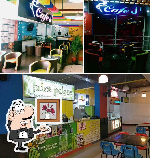 The interior of Cafe J1