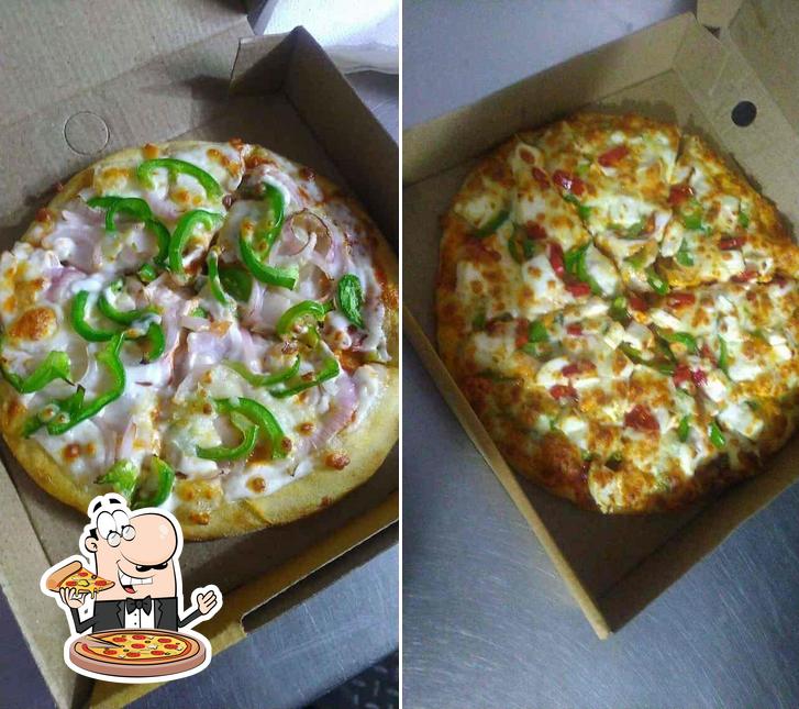 At Pizza Downtown, you can try pizza