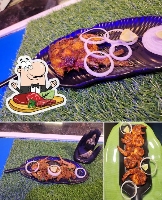 Get meat meals at Aai's only Fish ( Franchisee)