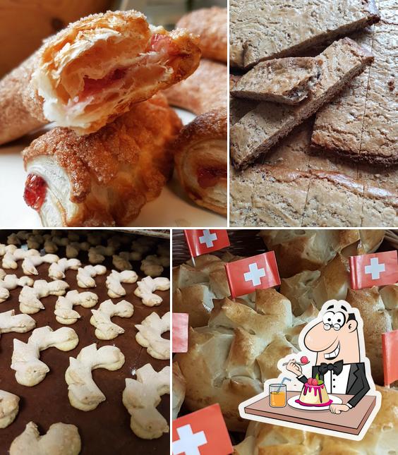 Bäckerei-Konditorei Vetsch propone un'ampia selezione di dessert Bäckerei-Konditorei Vetsch propone un'ampia selezione di dessert