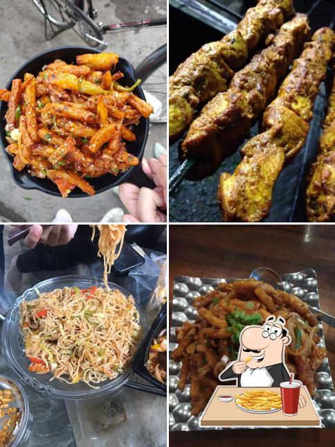 Order French-fried potatoes at Chawla's Tandoori Junction