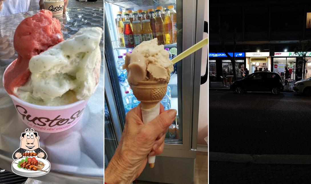 Platti al Gelateria Gustoso