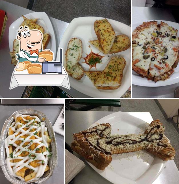 Garlic bread at Hungry Now