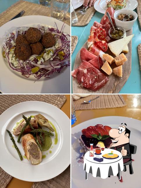 Piatto di formaggi al Osteria della Lodola