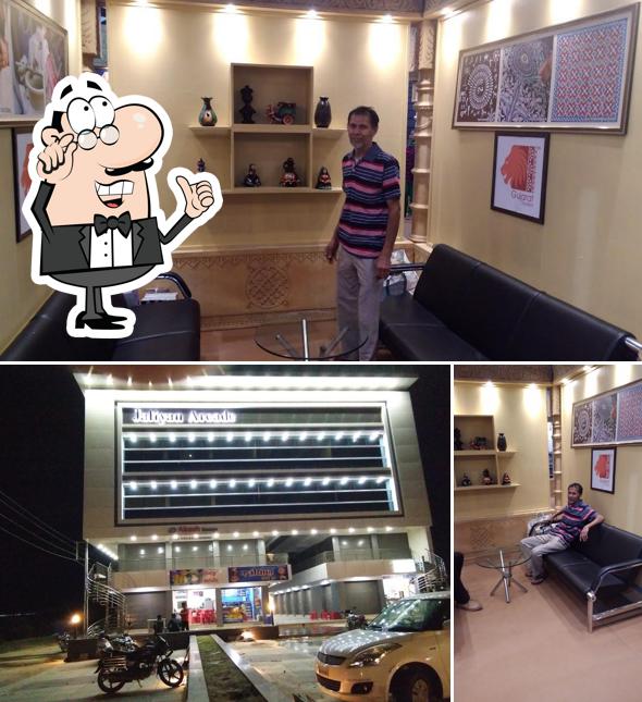 The restaurant's interior and exterior