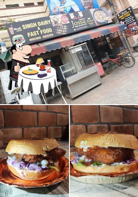 Singh Dairy & Fast Food’s burgers will suit different tastes