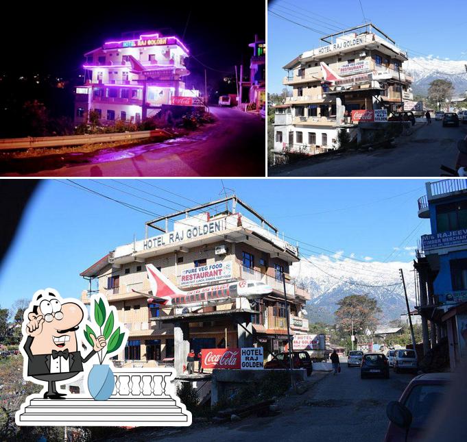 You can get some fresh air outside Hotel Raj Golden & Restaurant Palampur