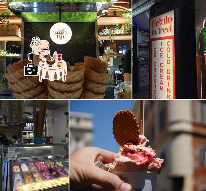 Cibo al Gelato in Trevi