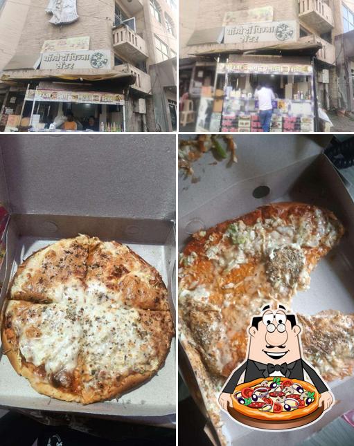 Pick various kinds of pizza