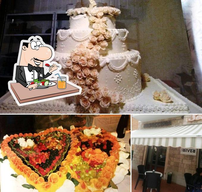 Questa è la immagine che raffigura la cibo e interni di Pasticceria Caffetteria Severini