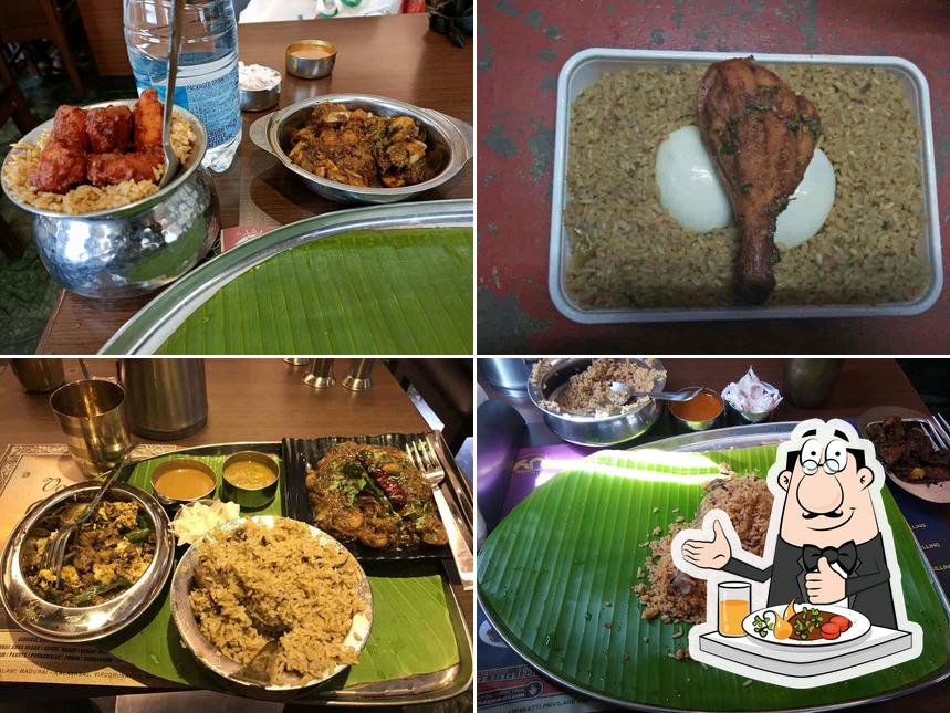 Food at Dindigul Thalappakatti Restaurant - Gandhipuram