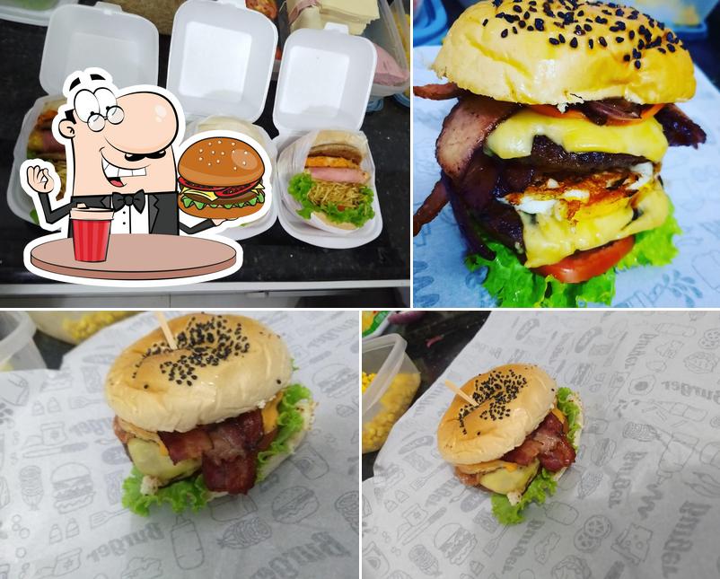 Peça um hambúrguer no Dj Lanches