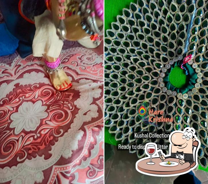 Meals at Ladoo Gopal