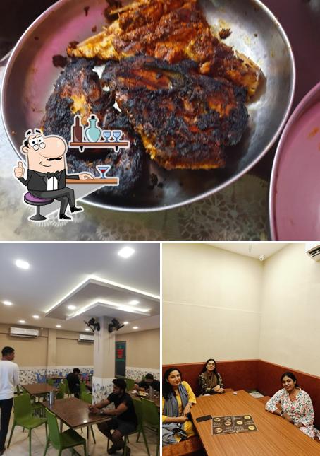The image of Malabar Majilis Restaurant Kochi’s interior and food