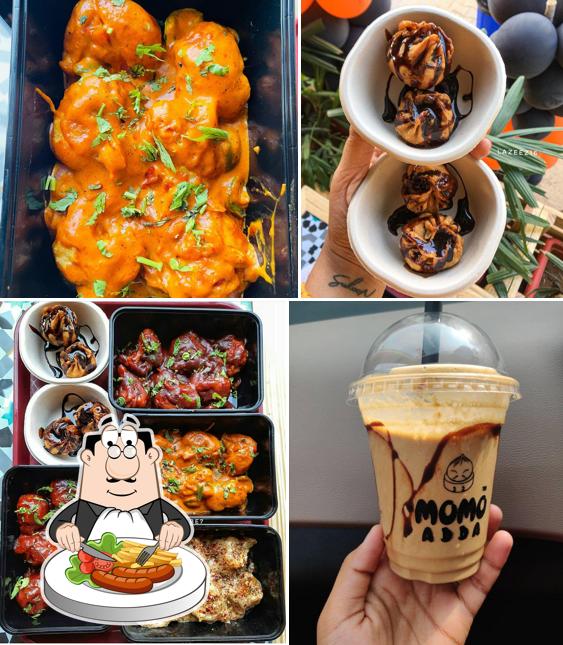 Food at Momo Adda