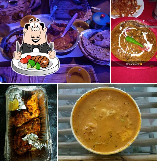 Meat meals are offered by Mughal Darbar