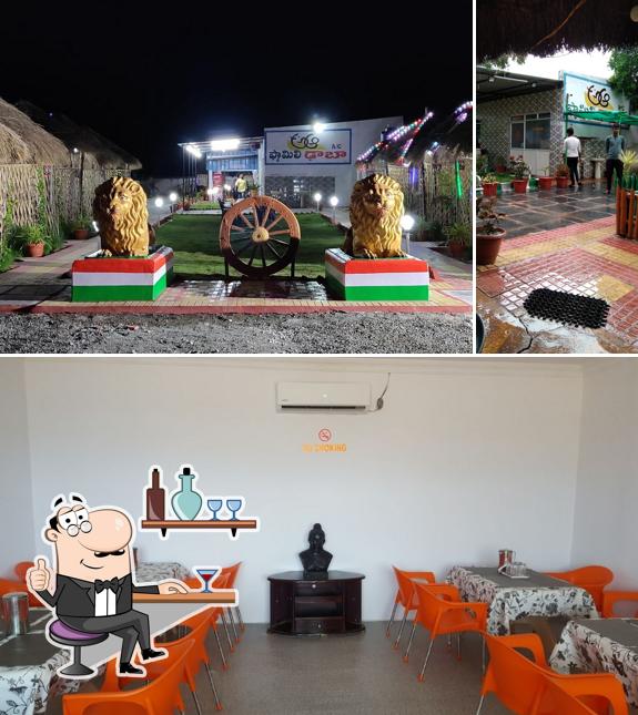 Check out how A AA Family Dhaba (అ ఆ ఫ్యామిలి ఢాబా) looks inside