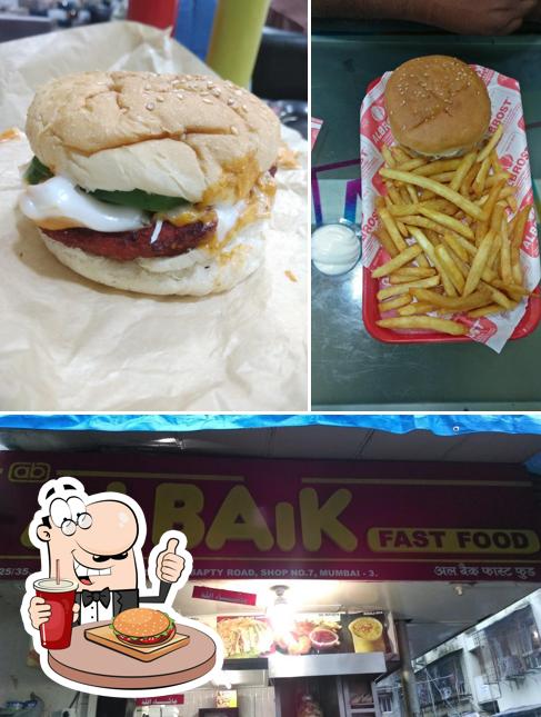 Order a burger at Albrost mahim west