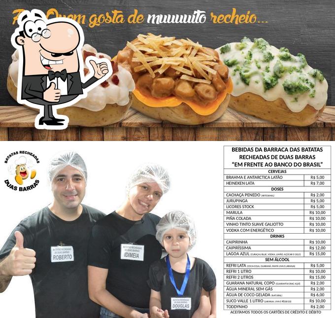 Batatas Recheadas de Duas Barras