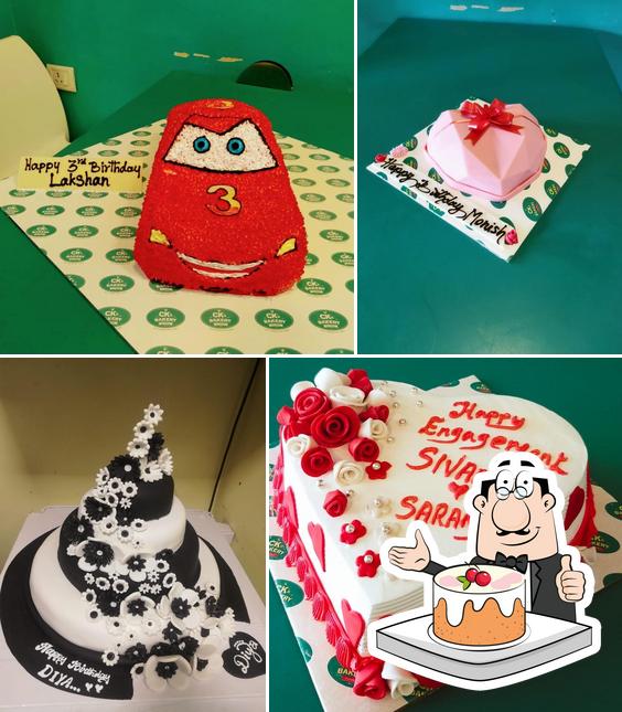 Here's a photo of JK's Bakes N Cruncheez - Cake Shop birthdays cakes, fondant cakes and wedding cake Navalur