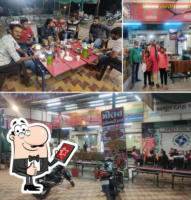 Here's a photo of Milan kathiyawadi Dhaba