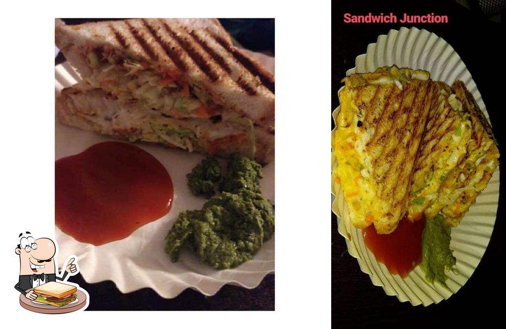 Grilled cheese sandwich at Sandwich Jn