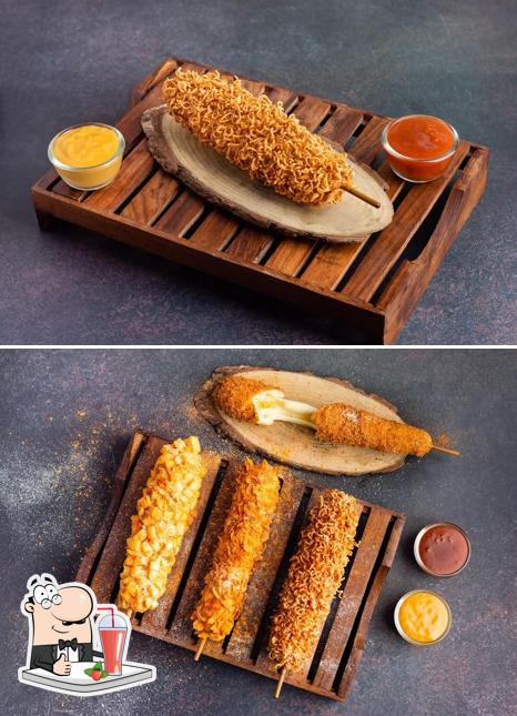 Enjoy a drink at StiX Korean Corn Dog