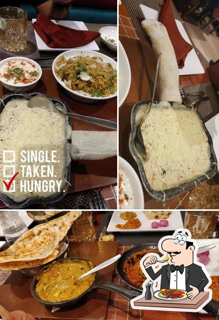 Food at Saffron Restaurant