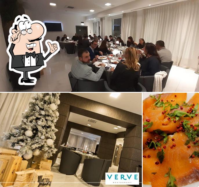 Tra le diverse cose da Verve Restaurant si possono trovare la interni e cibo