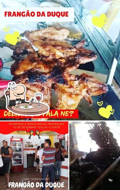 Comida em Frangão da Duque