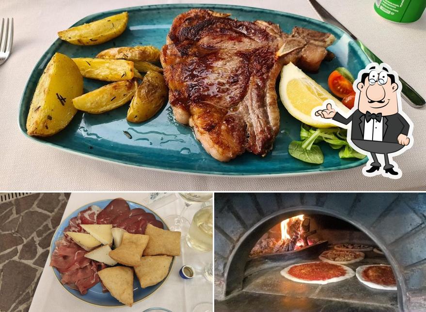 Tra le diverse cose da Trattoria Del Viandante si possono trovare la interni e cibo