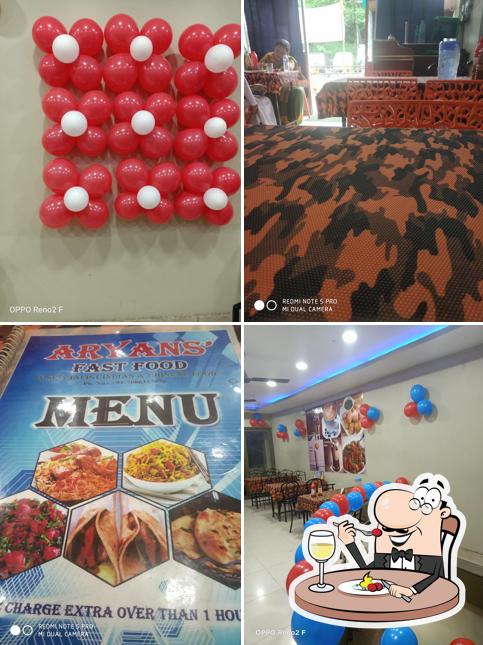 Food at Aryan Fast Food