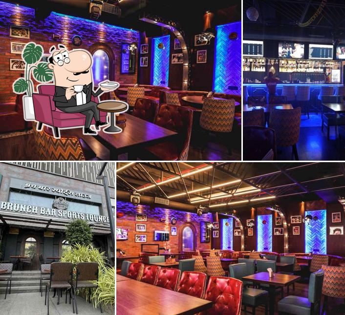 Brunch bar sports lounge