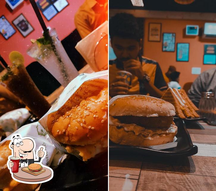 Try out a burger at Chai Sutta Bar Phagwara