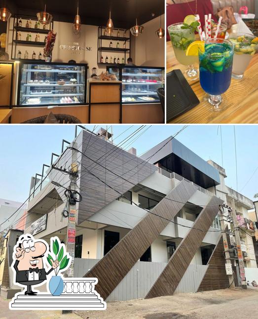 This is the photo showing exterior and alcohol at The Grind House