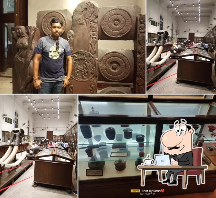 The interior of Indian Museum Canteen