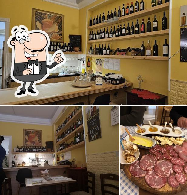 Gli interni di Morso Di Vino Pane E Vino