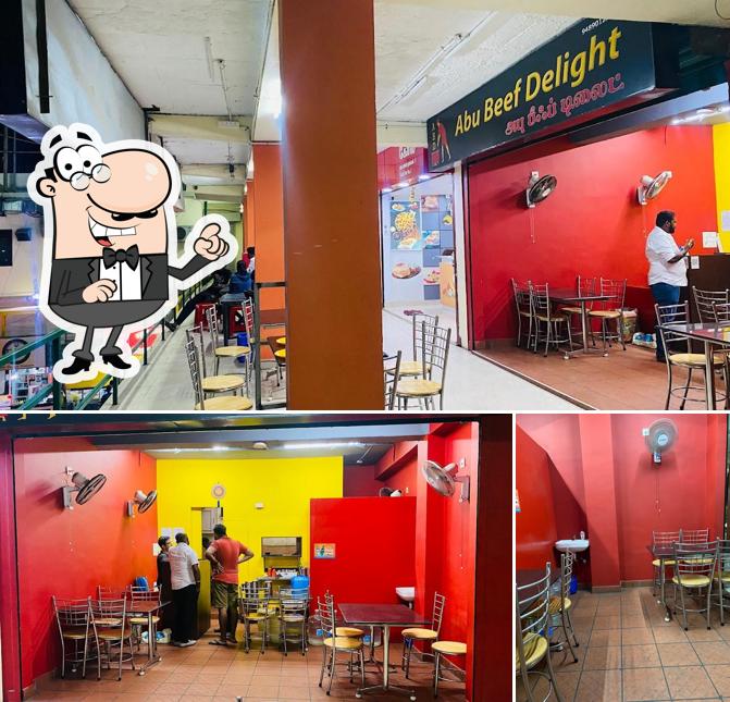 The interior of Abu Beef Delight