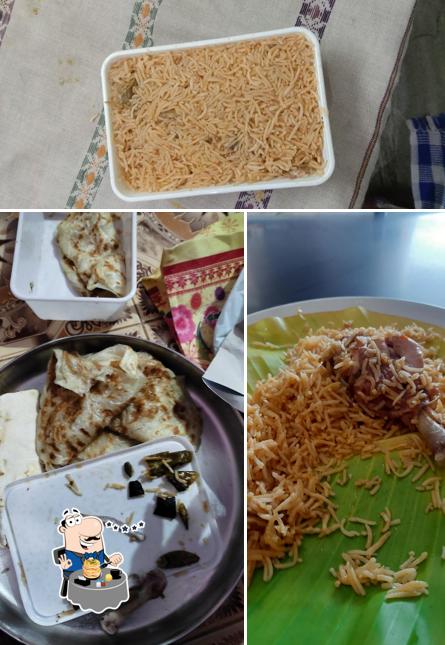 Food at Alif Biriyani Malaysian Variety Parotta