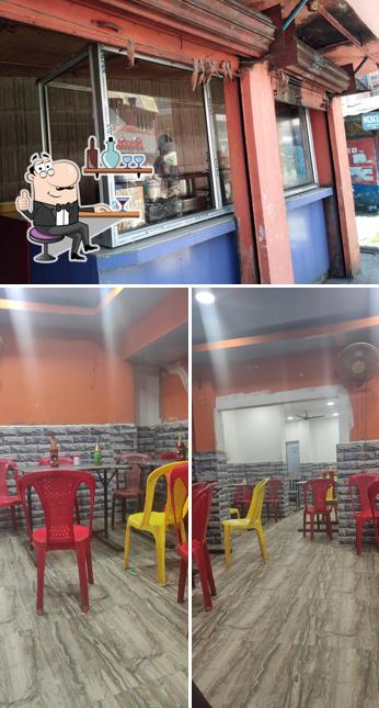 The interior of Balaji Chaat House