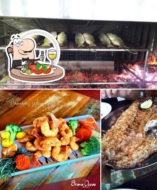 Peça frutos do mar no Brava Grill