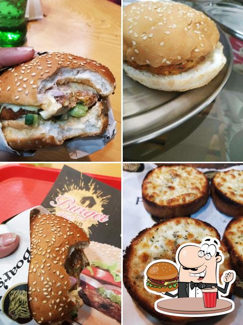 Hamburger at Burger Hut