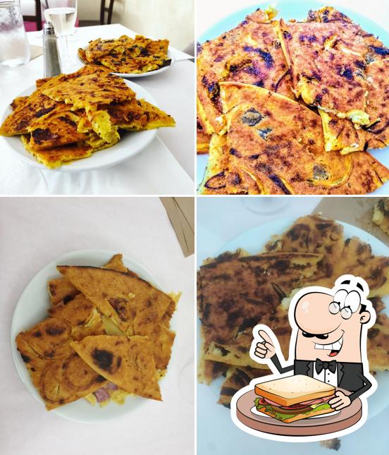 Toast al formaggio al Fainè alla genovese Sassu