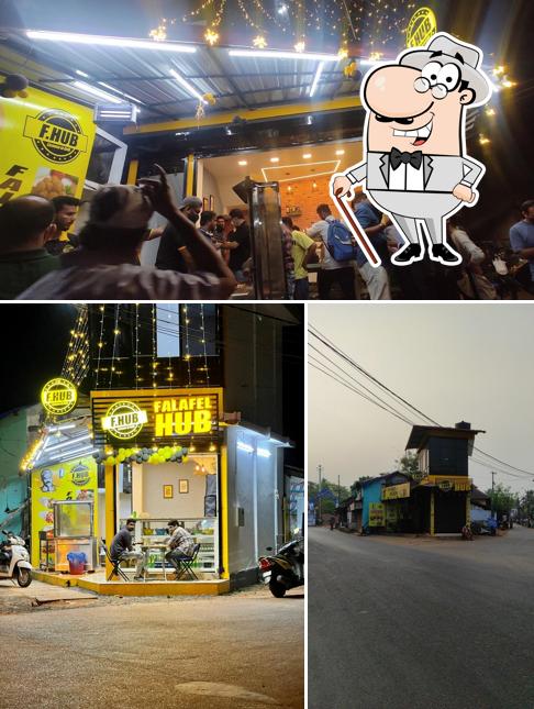 Check out how Falafel Hub looks outside