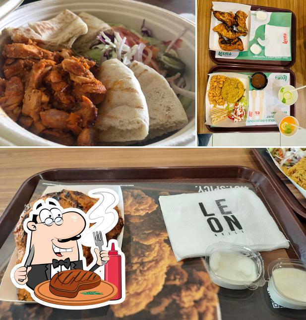 Get meat meals at Leon's Burgers & Wings Kalidasa Road