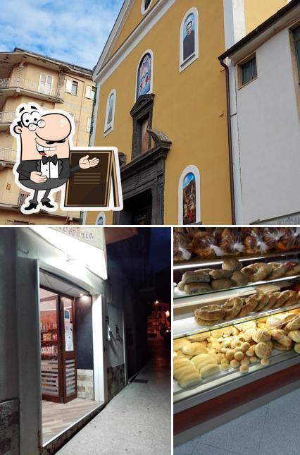 Panificio "Fantasie del Grano" si caratterizza per la esterno e cibo