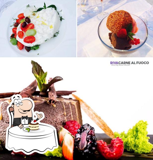 Riva Carne al Fuoco serve un'ampia selezione di dessert