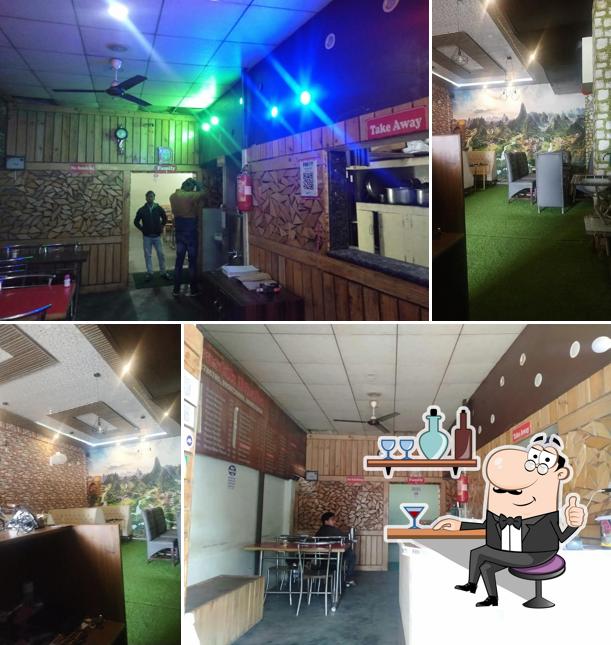 The interior of Shree Swastik dhaba